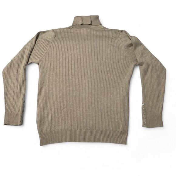 Calvin Klein long sleeve turtleneck in a soft‎ cream color Size XL - Picture 4 of 6